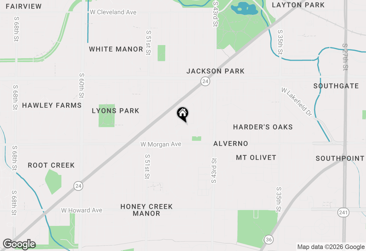 Map of 4630 W Anthony Dr, Greenfield, WI 53219