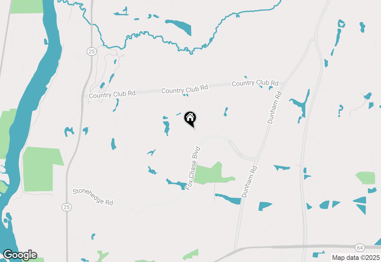 Map of 135 Whittington Course #135, St. Charles, IL 60174