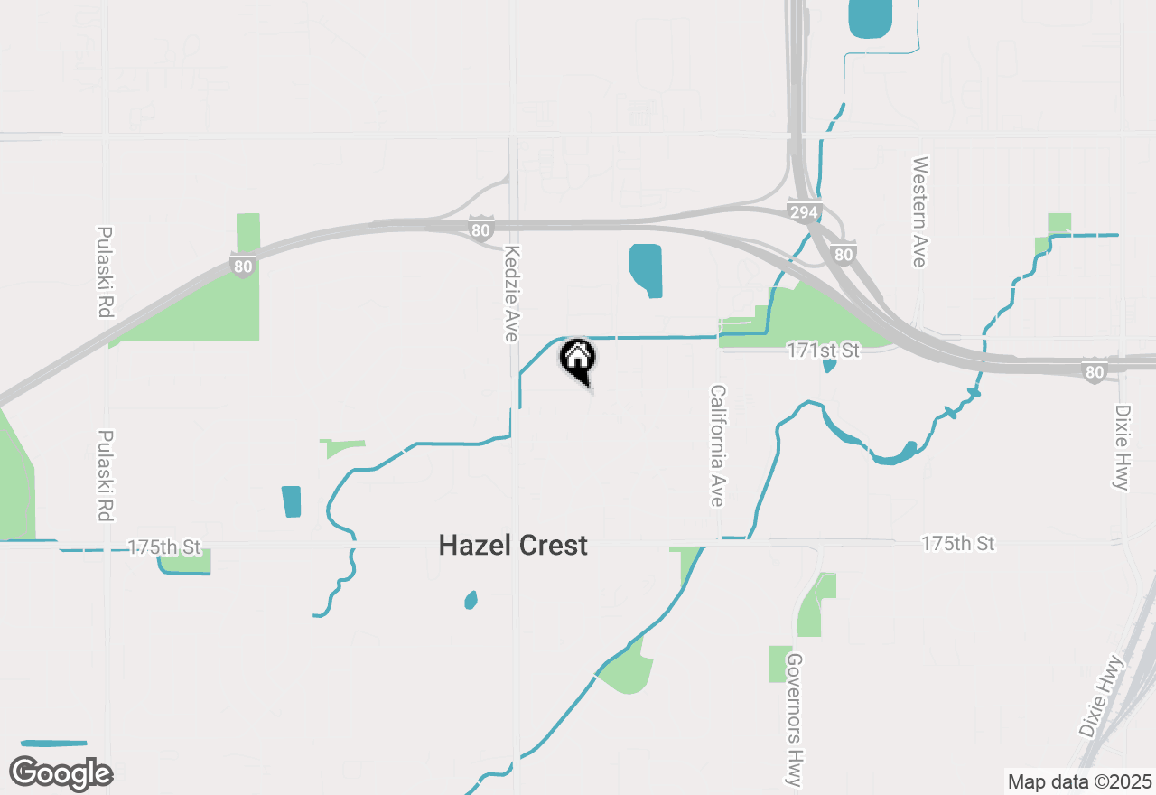 Map of 3105 172nd Street, Hazel Crest, IL 60429