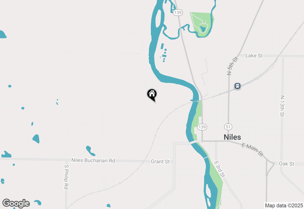 Map of 707 Platt Street, Niles, MI 49120