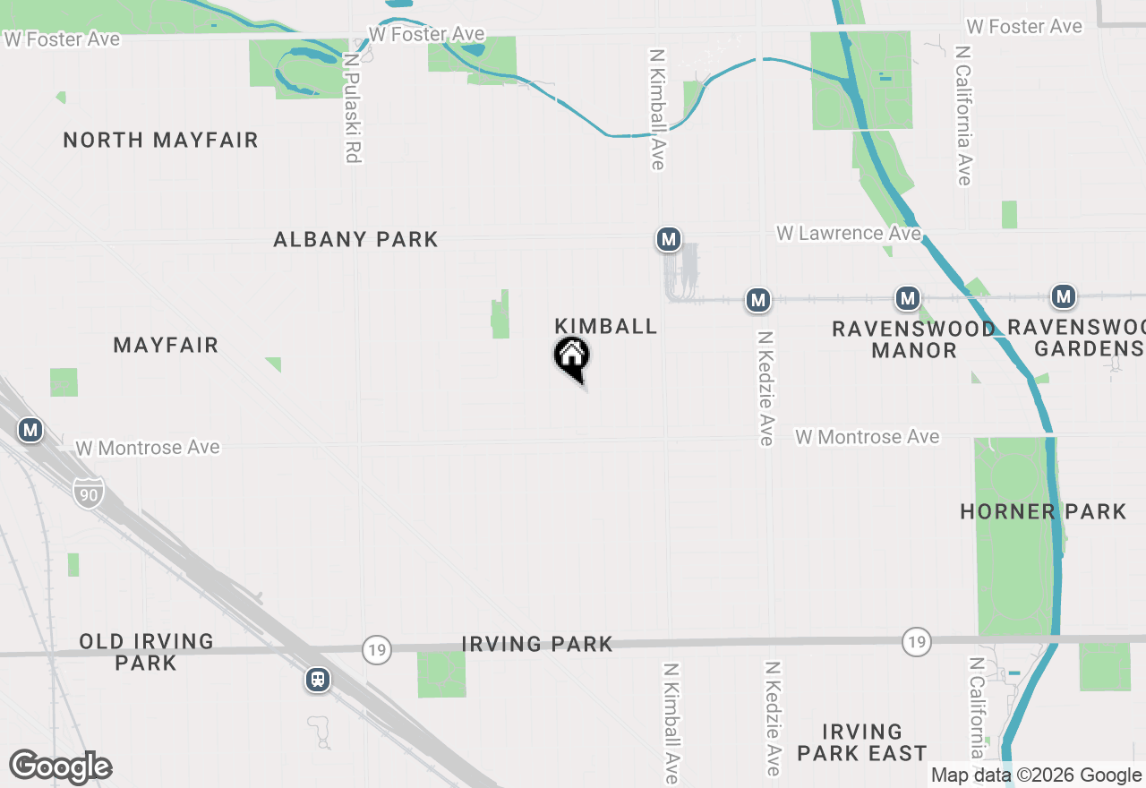 Map of 3553 W Sunnyside Avenue #1, Chicago, IL 60625