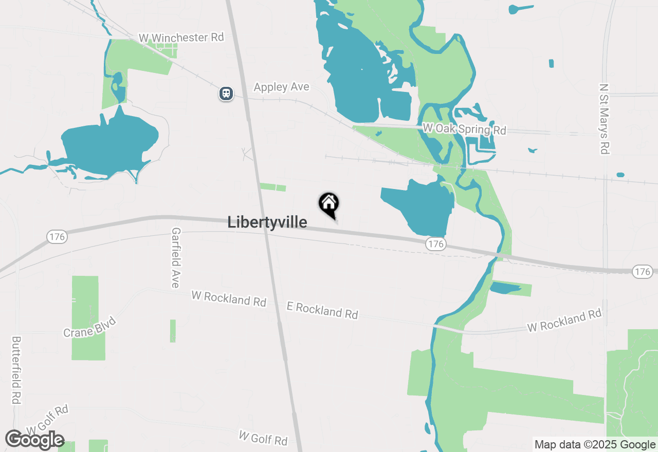 Map of 105 3rd Street, Libertyville, IL 60048