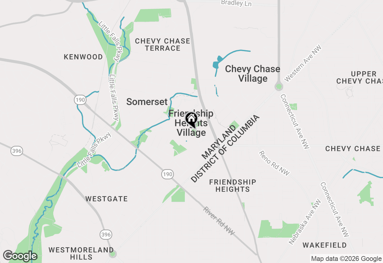 Map of 4515 Willard Avenue #1112S, Chevy Chase, MD 20815