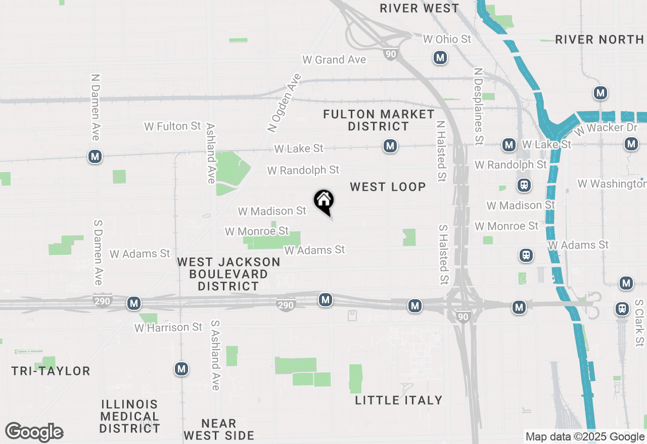 Map of 1200 W Monroe Street #316, Chicago, IL 60607