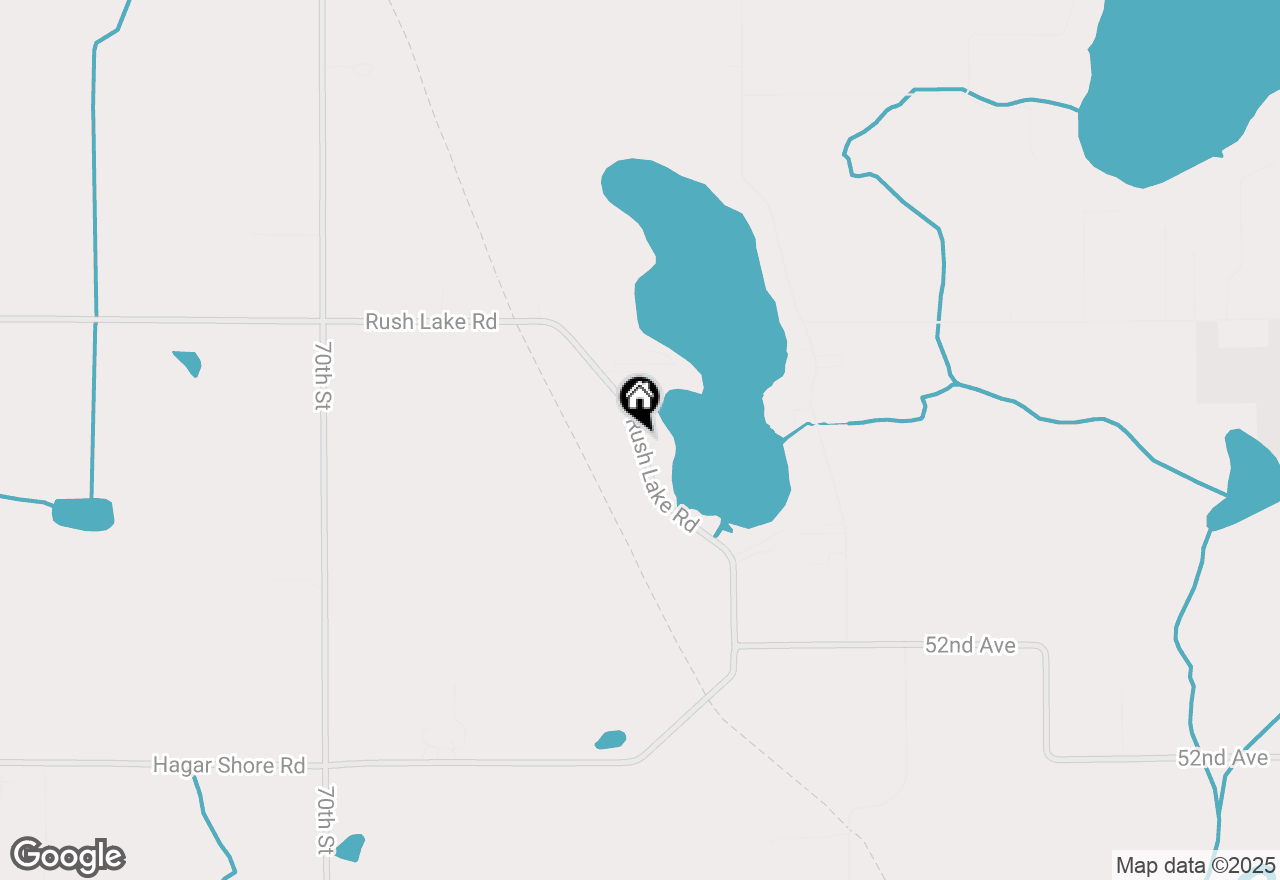 Map of 49160 Rush Lake Road, Hartford, MI 49057