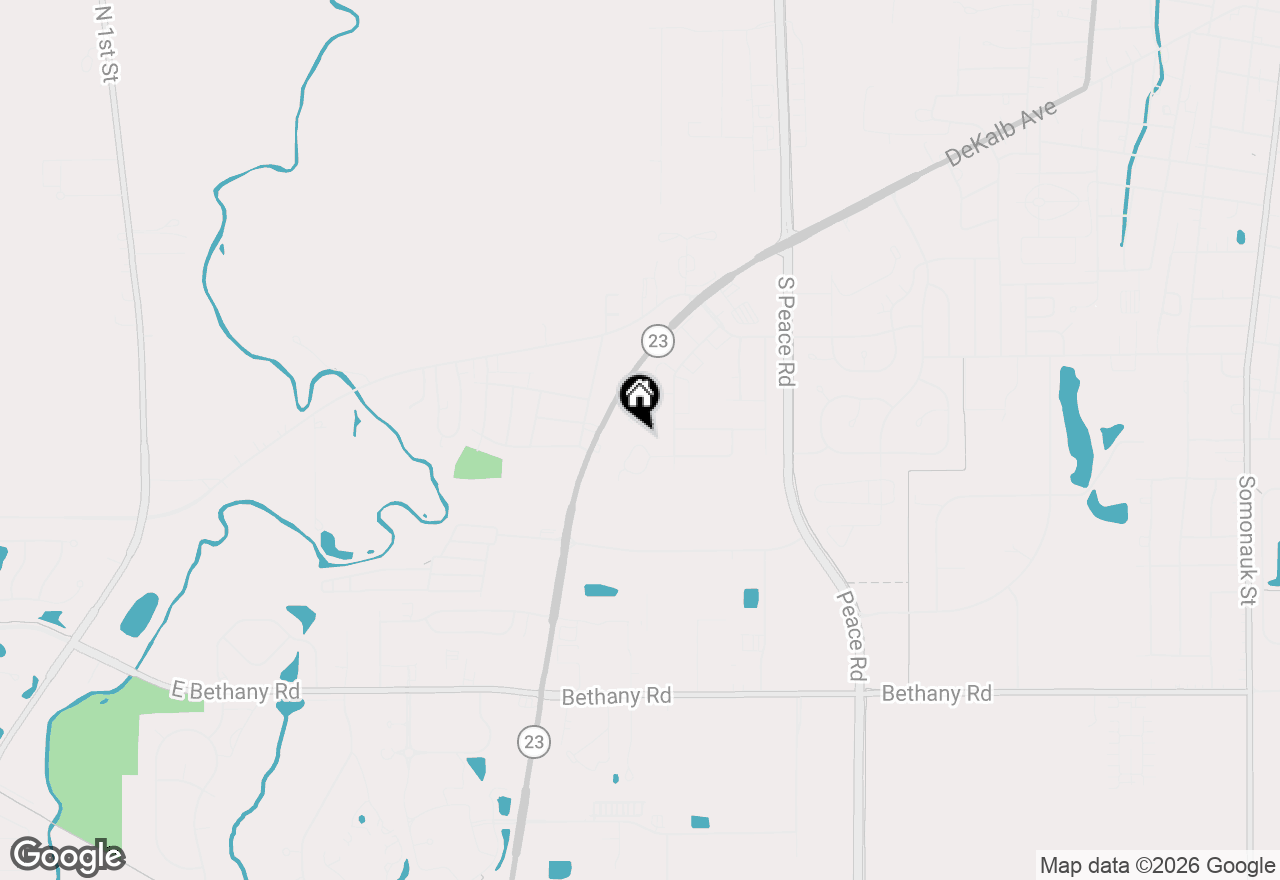 Map of 1839 Kerrybrook Court #-, Sycamore, IL 60178