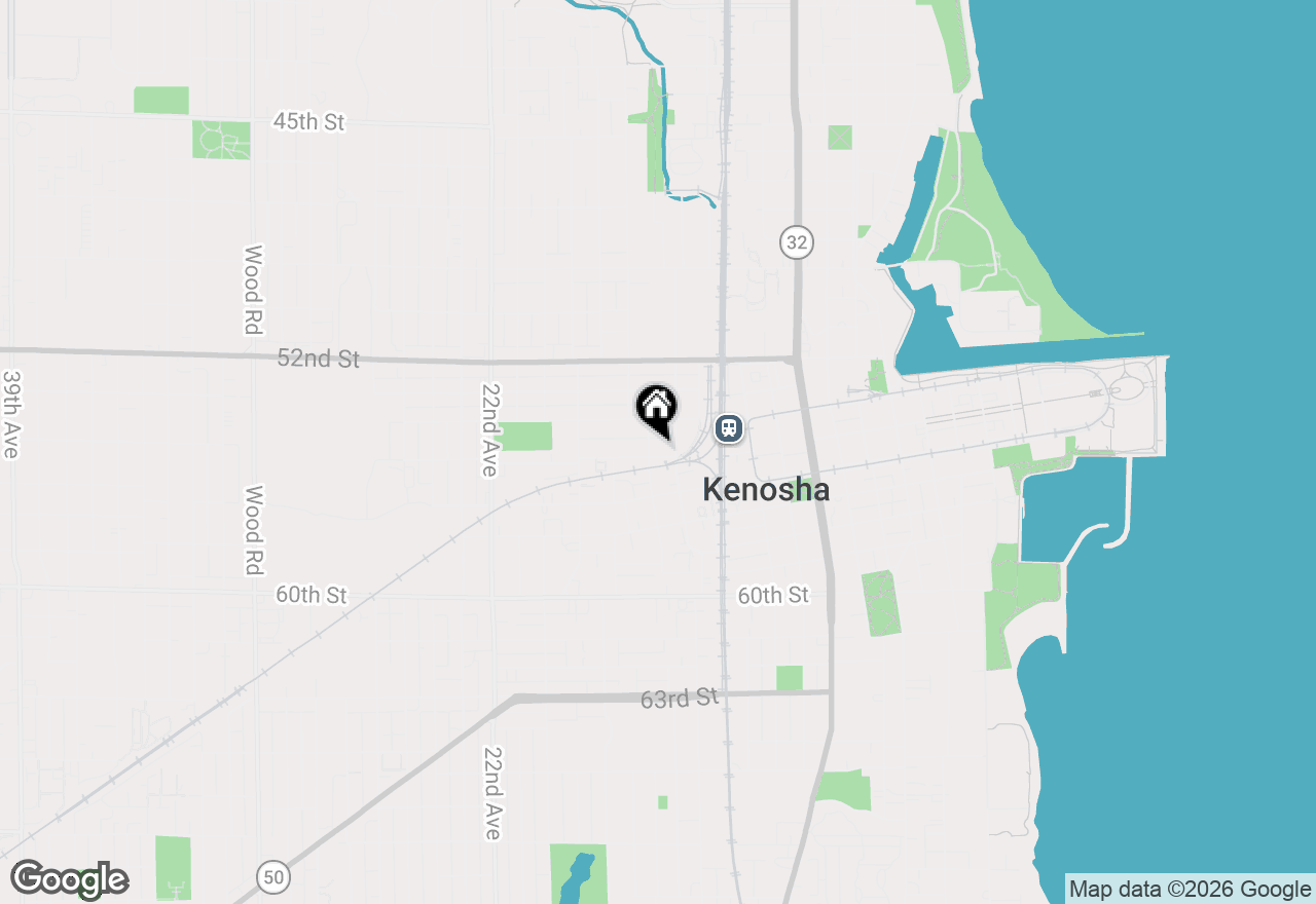 Map of 1520 55th St #1522, Kenosha, WI 53140
