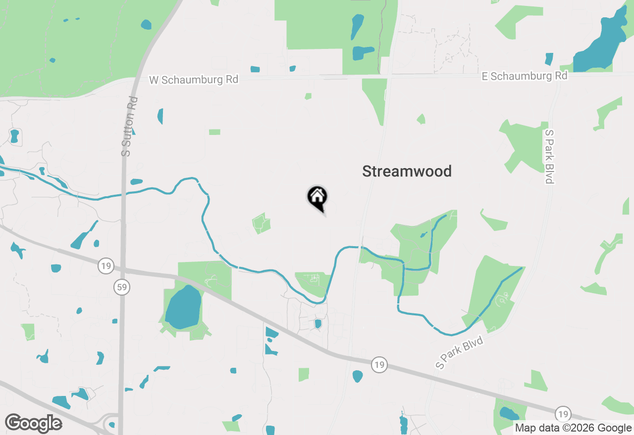 Map of 55 Washington Avenue, Streamwood, IL 60107