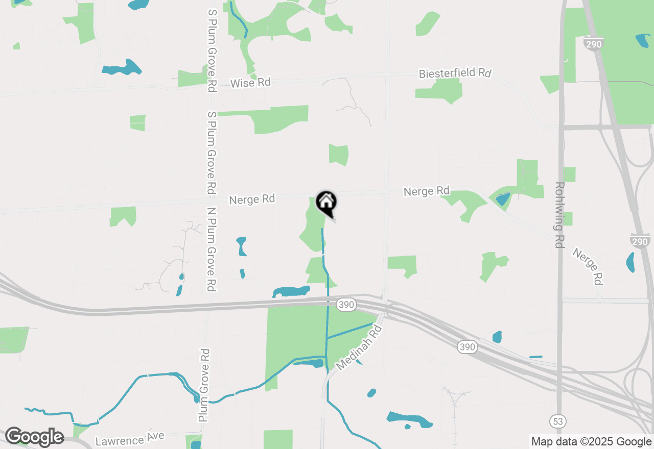 Map of 954 Wisconsin Lane, Elk Grove Village, IL 60007