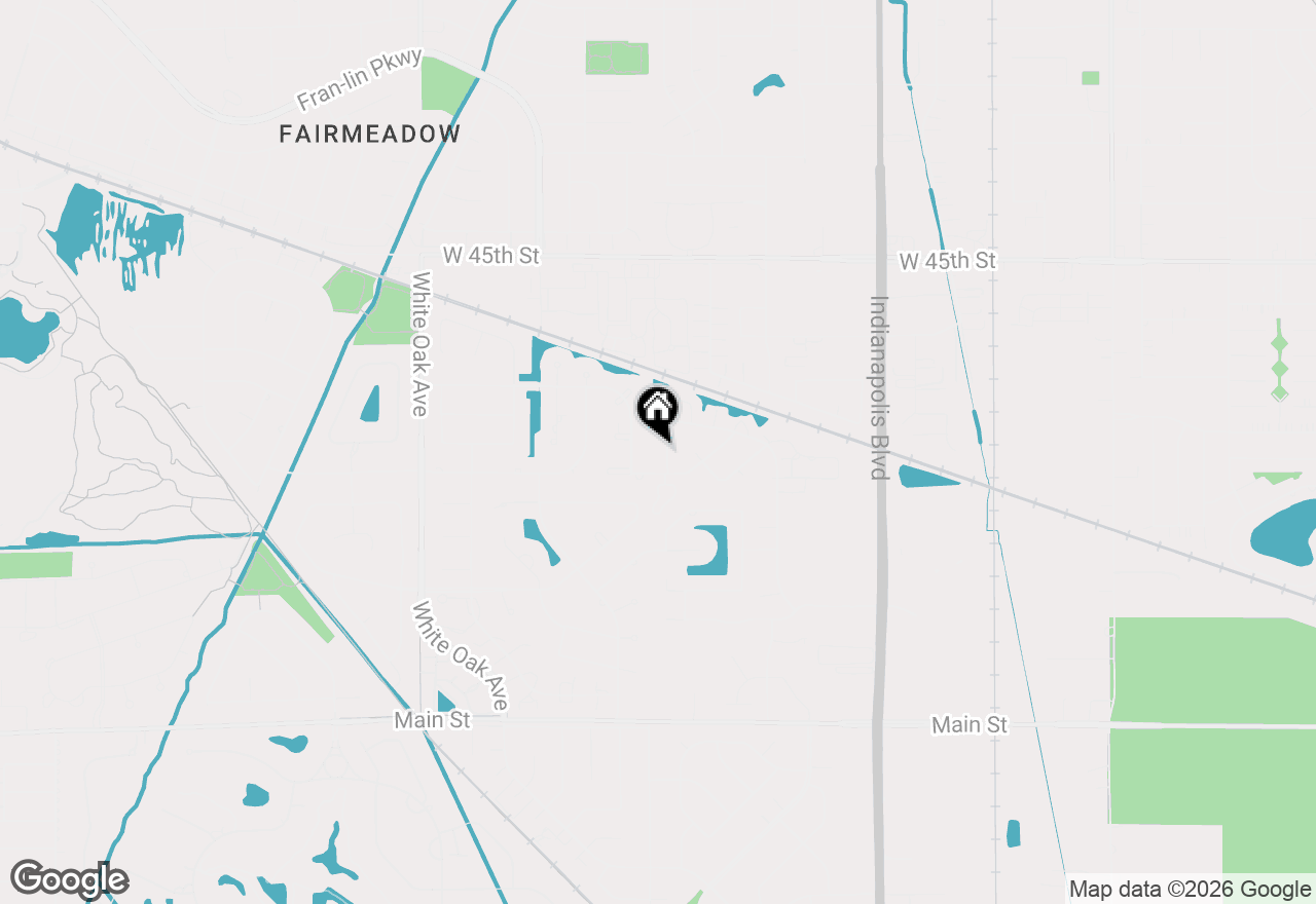Map of 10016 Wildwood Lane, Highland, IN 46322
