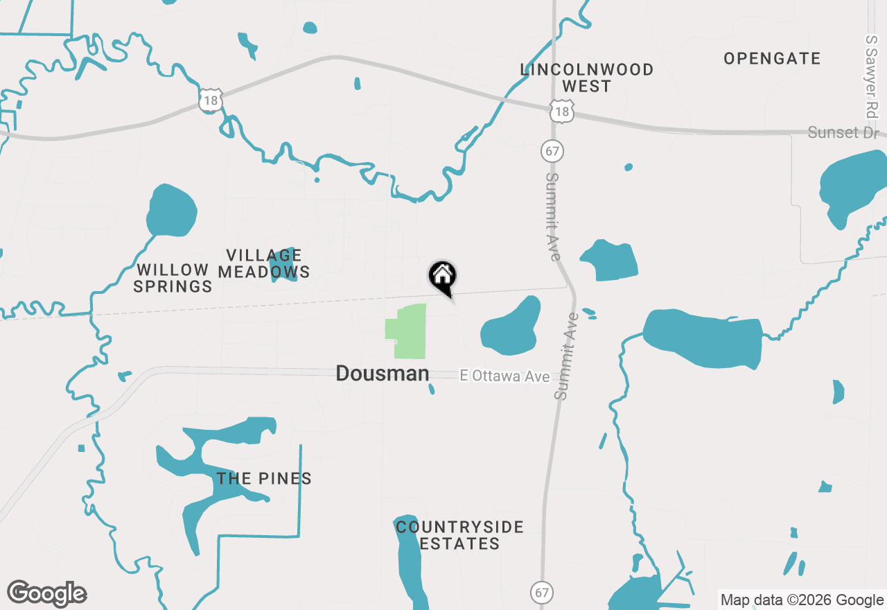 Map of 234 Wolf Dr, Dousman, WI 53118