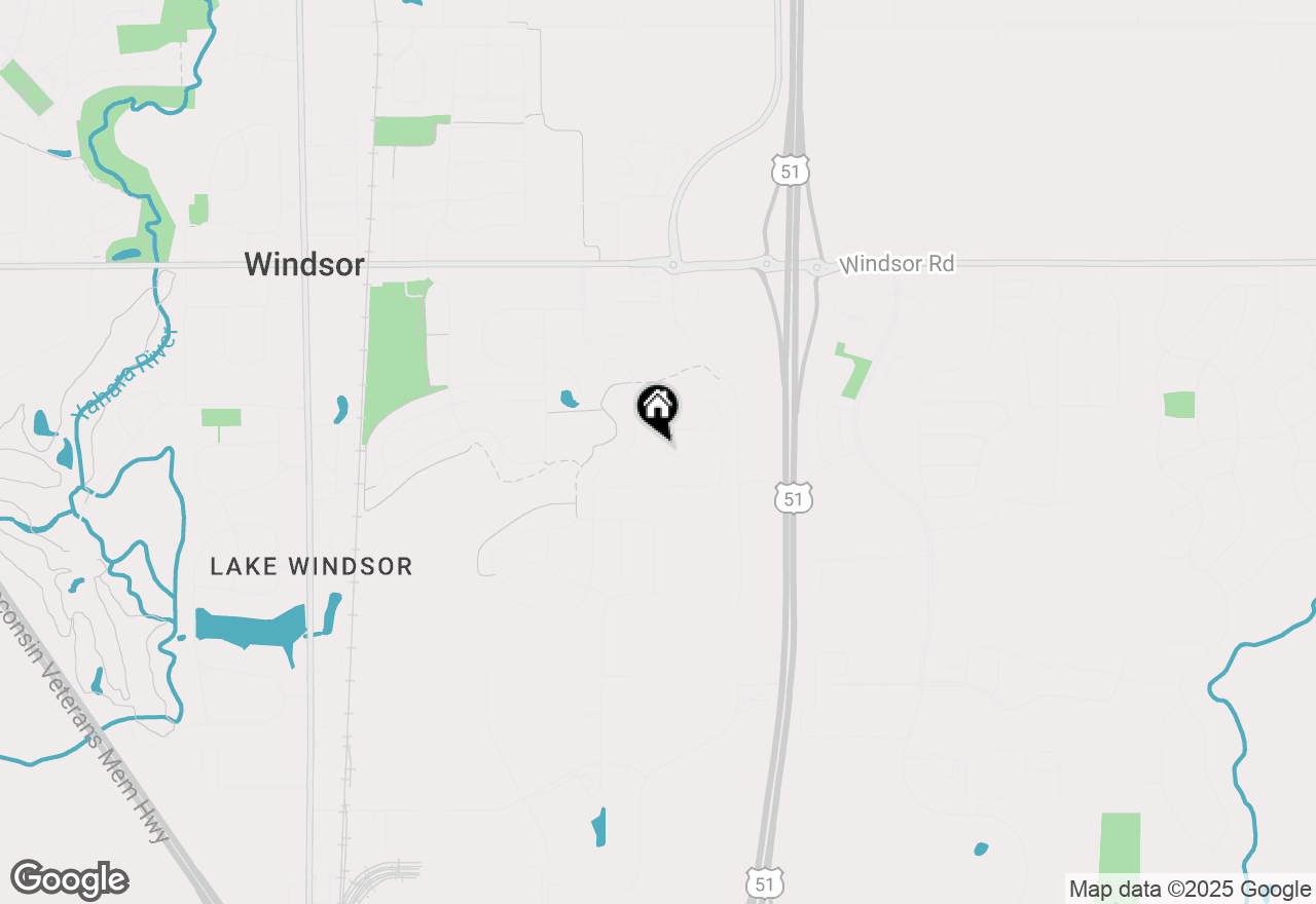 Map of 4044 Taunton Road, Windsor, WI 53598