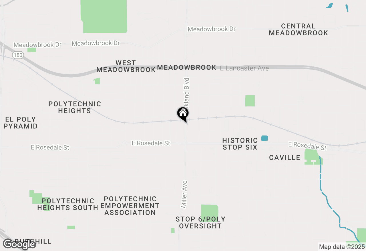 Map of 1020 Miller, Fort Worth, TX 76105