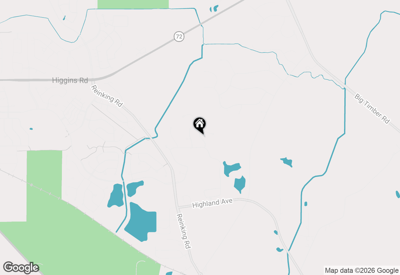Map of 1110 Waterfront Lane, Pingree Grove, IL 60140