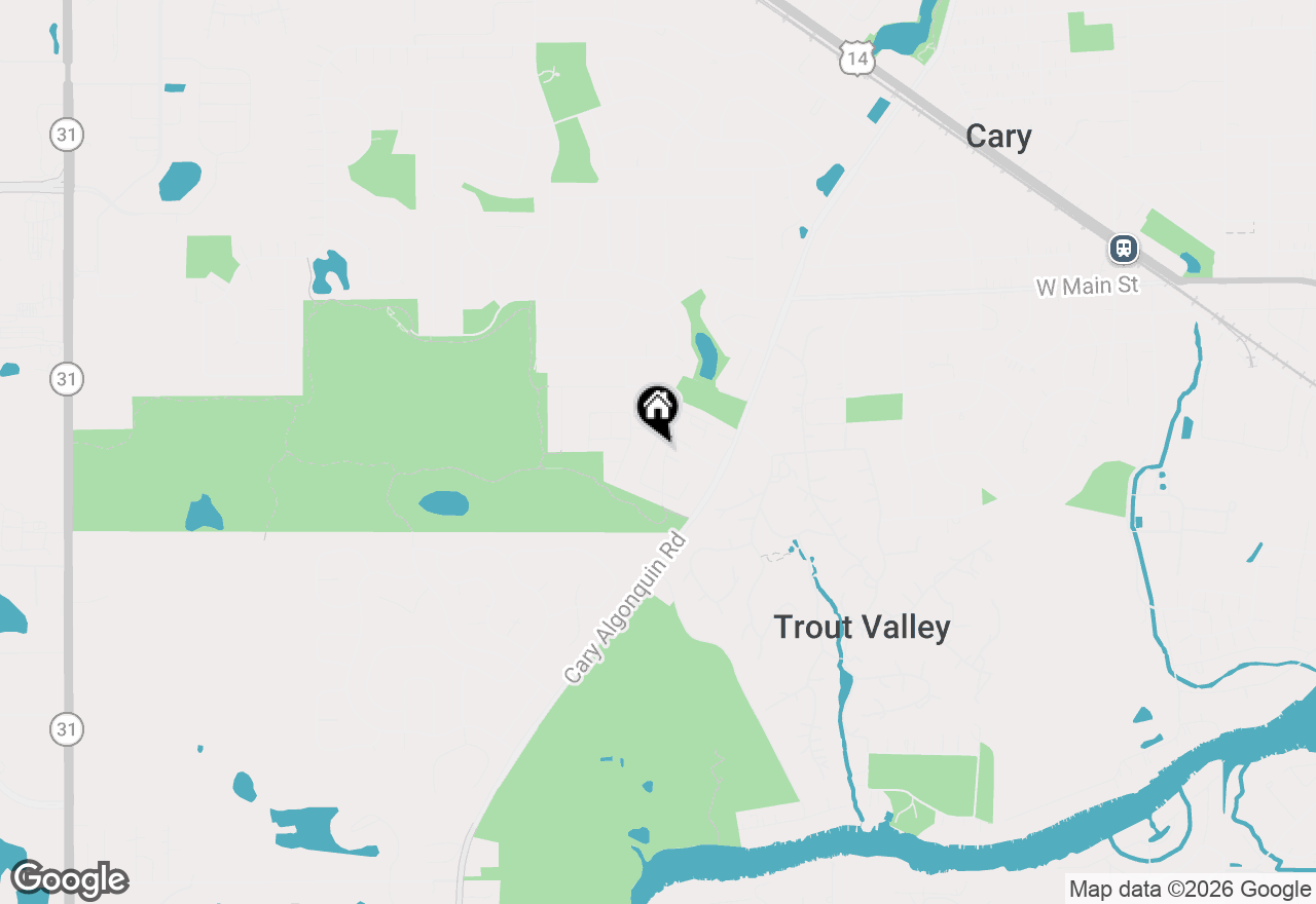 Map of 316 Haber Road, Cary, IL 60013