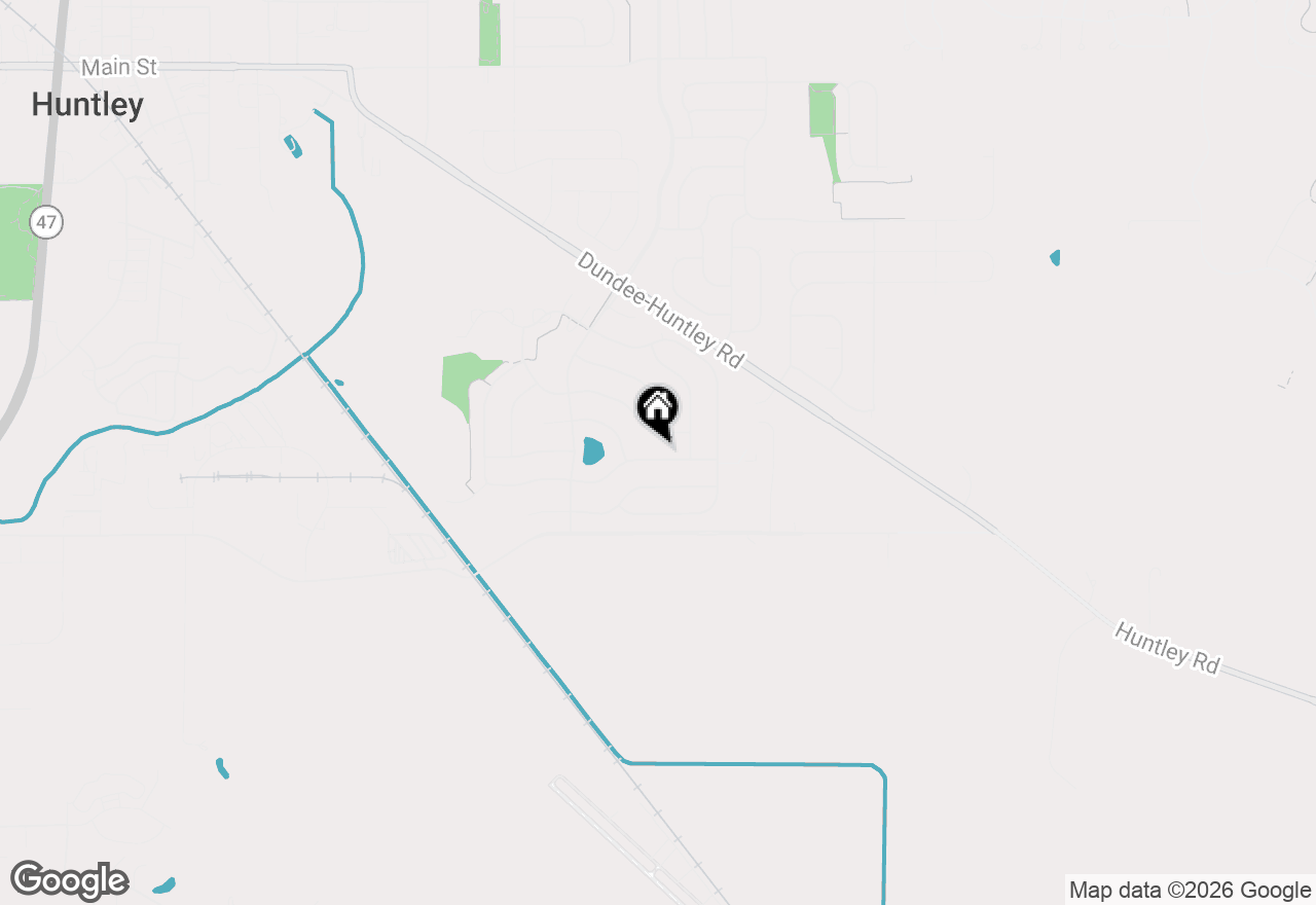 Map of 10620 Wing Pointe Drive, Huntley, IL 60142