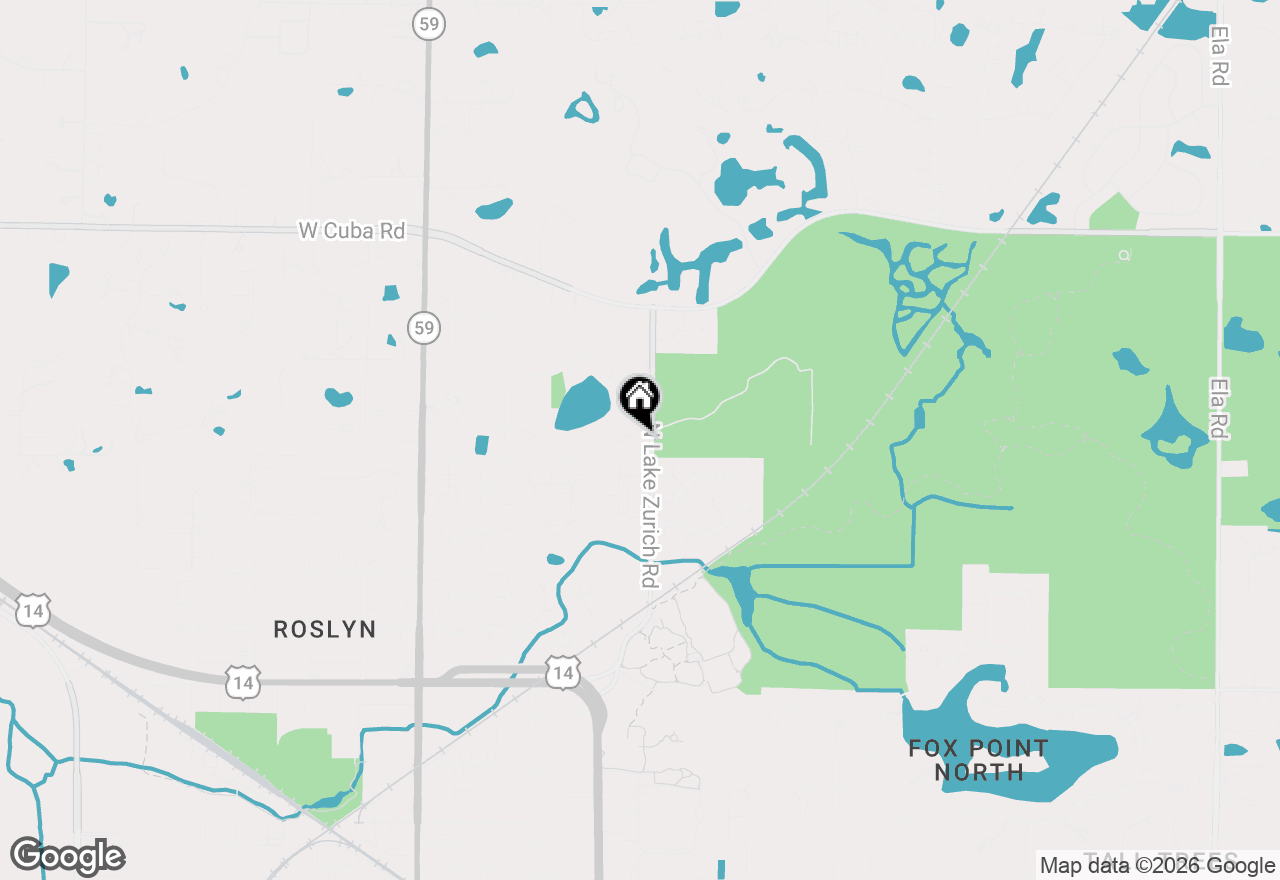 Map of 25271 W Elm Grove Drive, Barrington, IL 60010