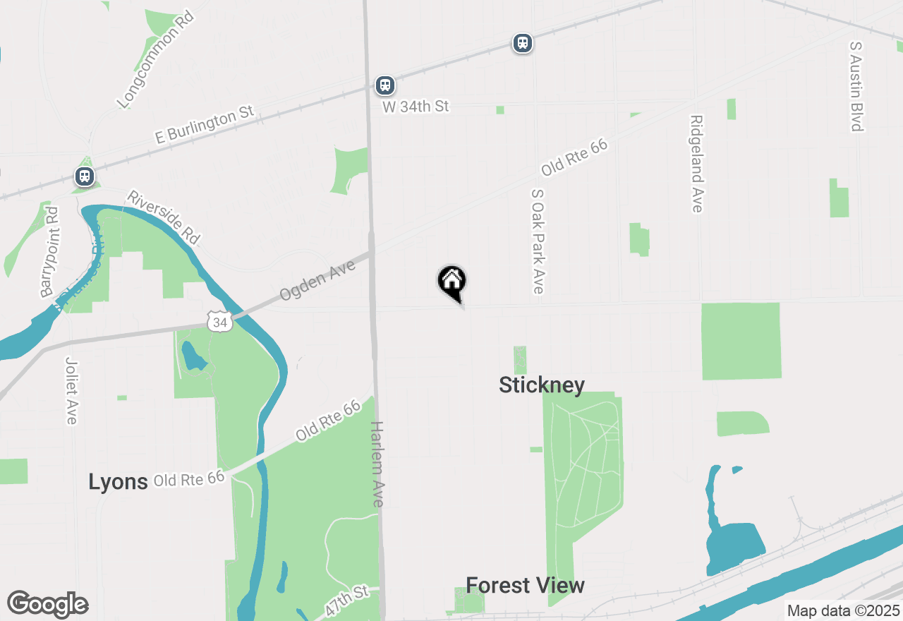 Map of 3900 Home Avenue, Stickney, IL 60402
