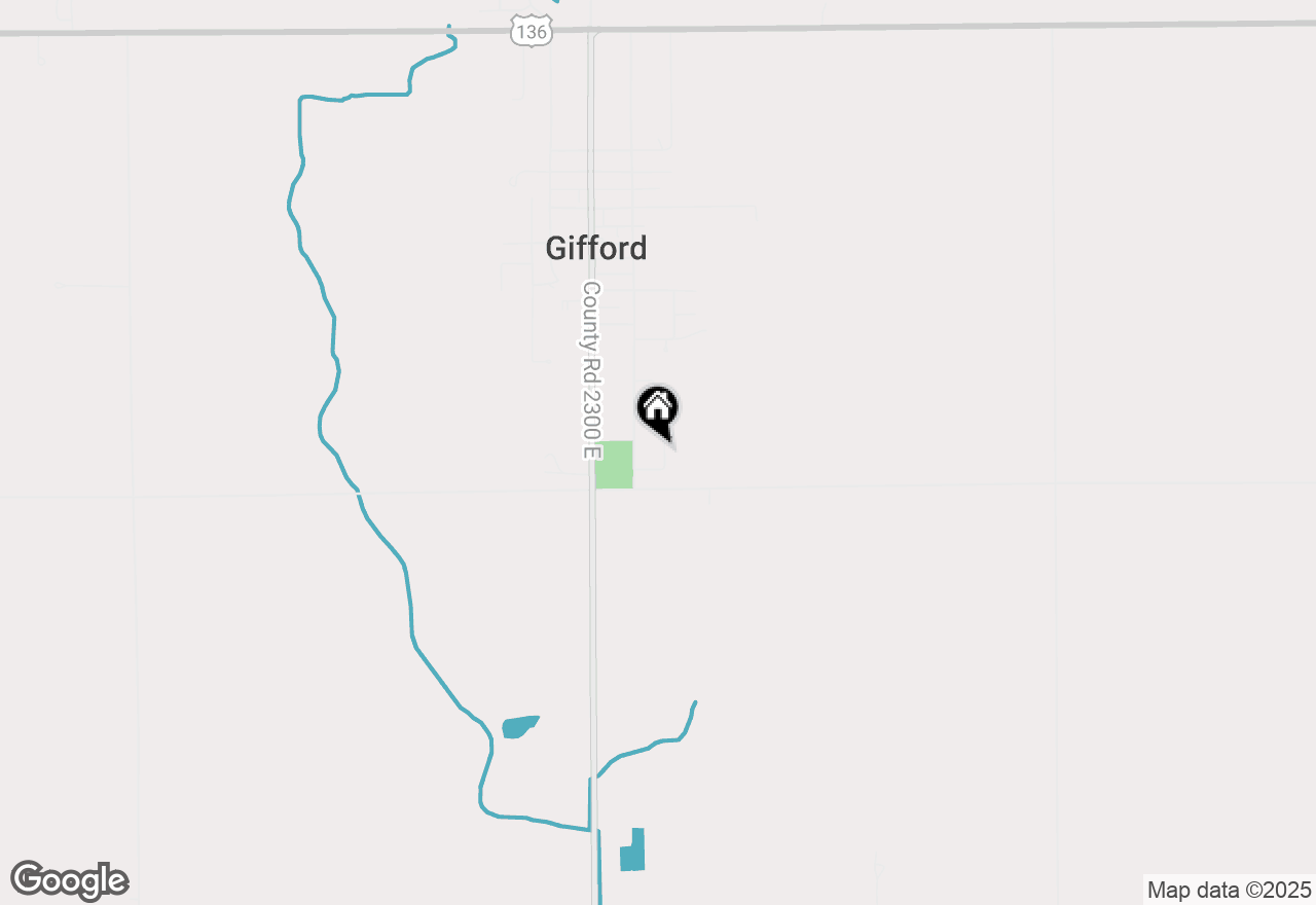 Map of 105 Kendall Street, Gifford, IL 61847