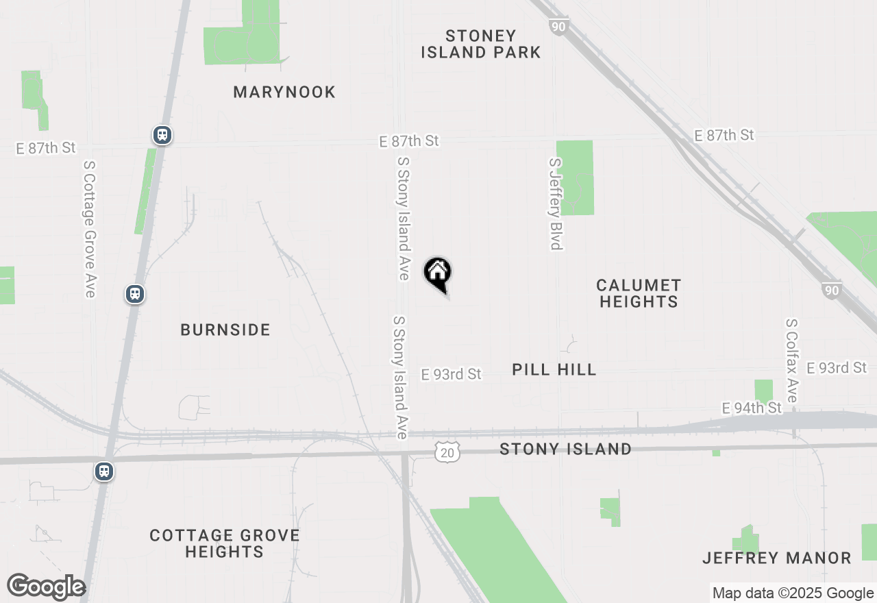 Map of 1651 E 91st Street, Chicago, IL 60617