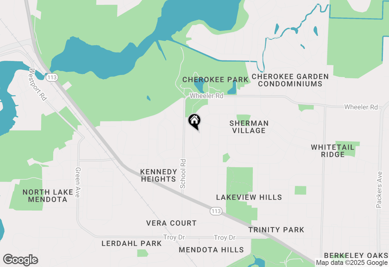 Map of 4609 Barby Lane, Madison, WI 53704