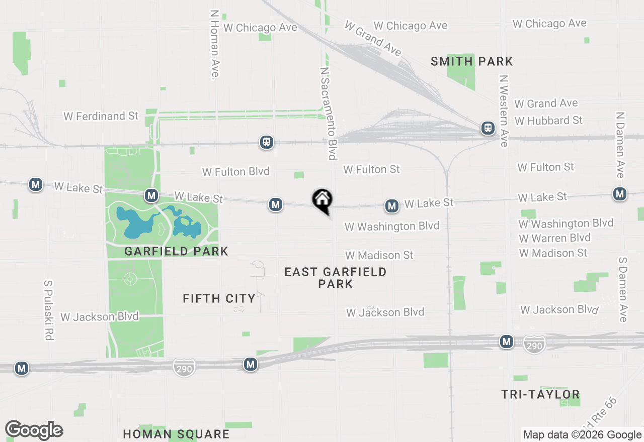 Map of 3024 W Washington Boulevard #3, Chicago, IL 60612