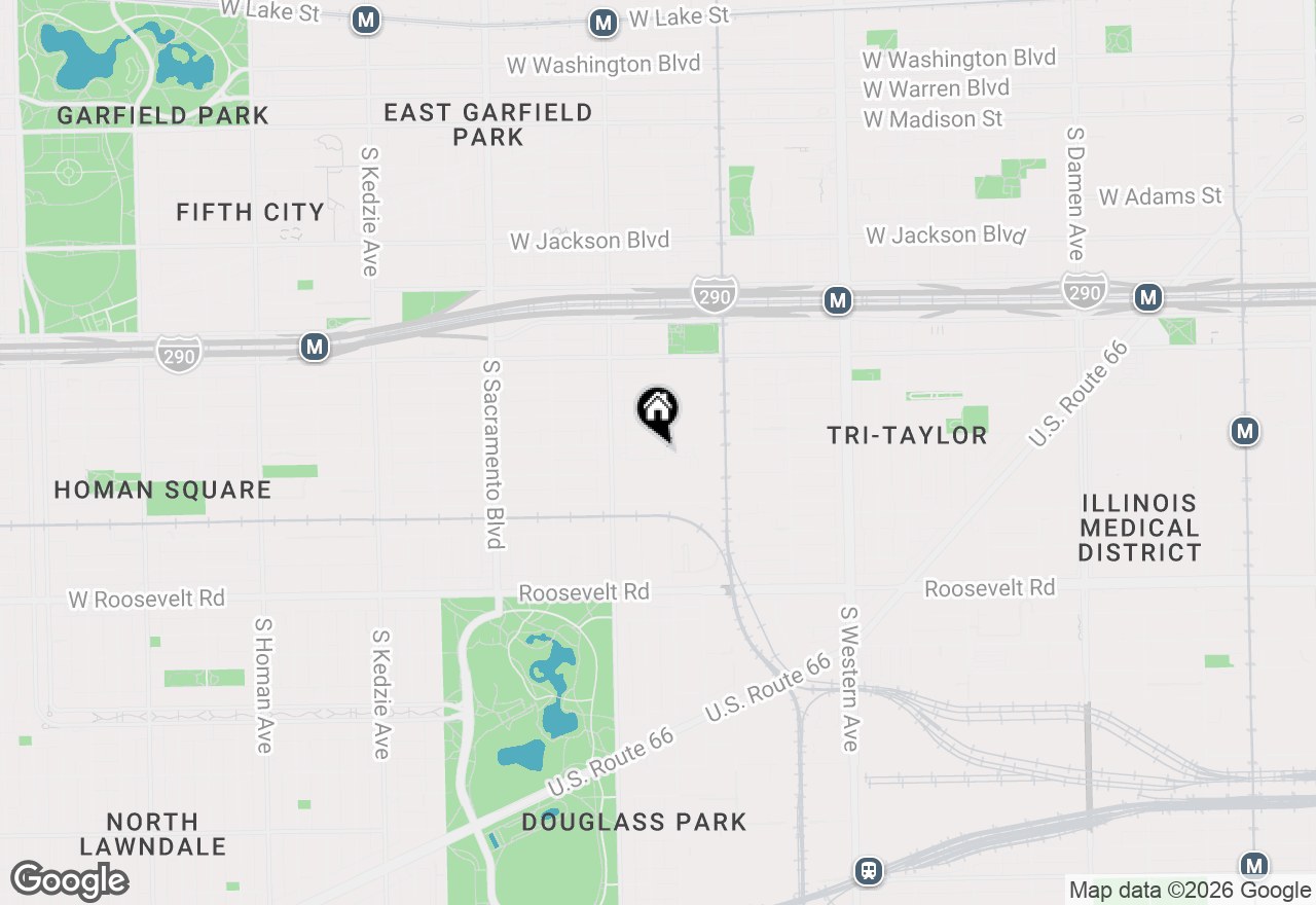 Map of 2711 W Polk Street, Chicago, IL 60612