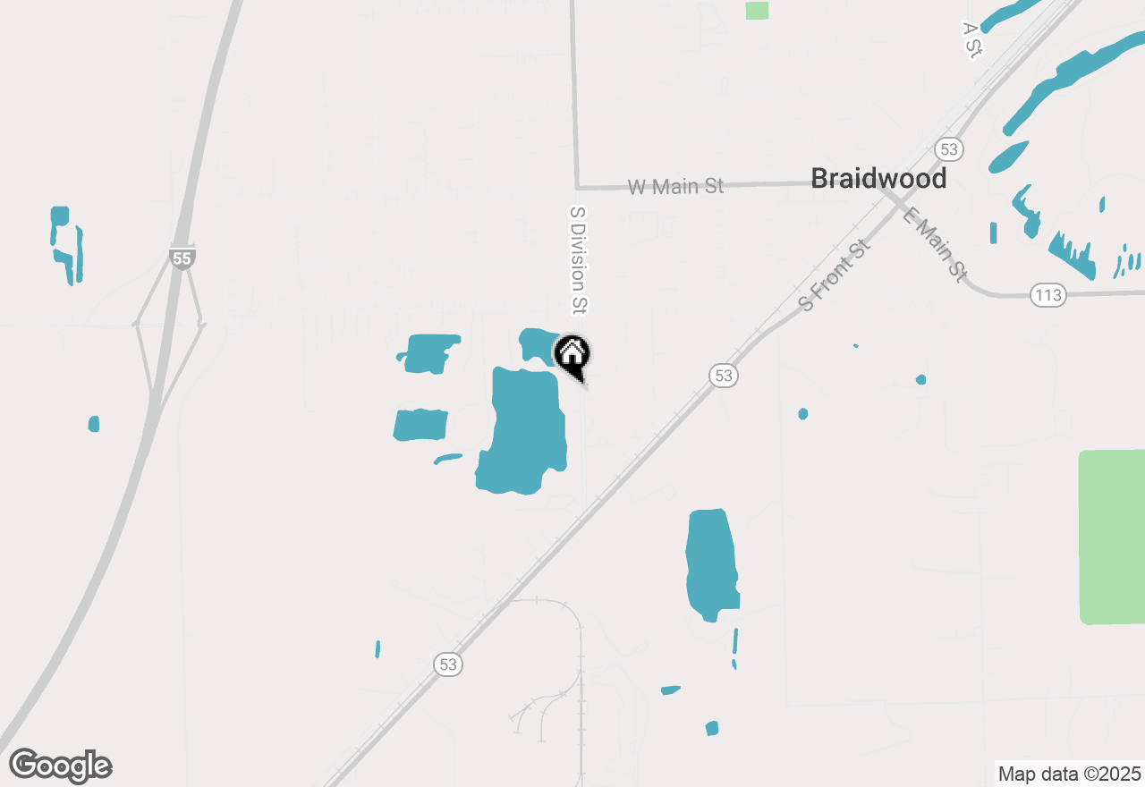 Map of 366 S Division Street, Braidwood, IL 60408