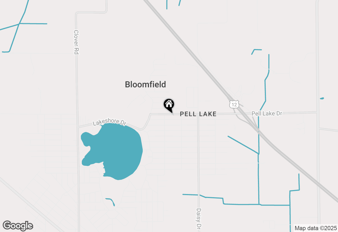 Map of W997 Pell Lake Dr, Genoa City, WI 53128