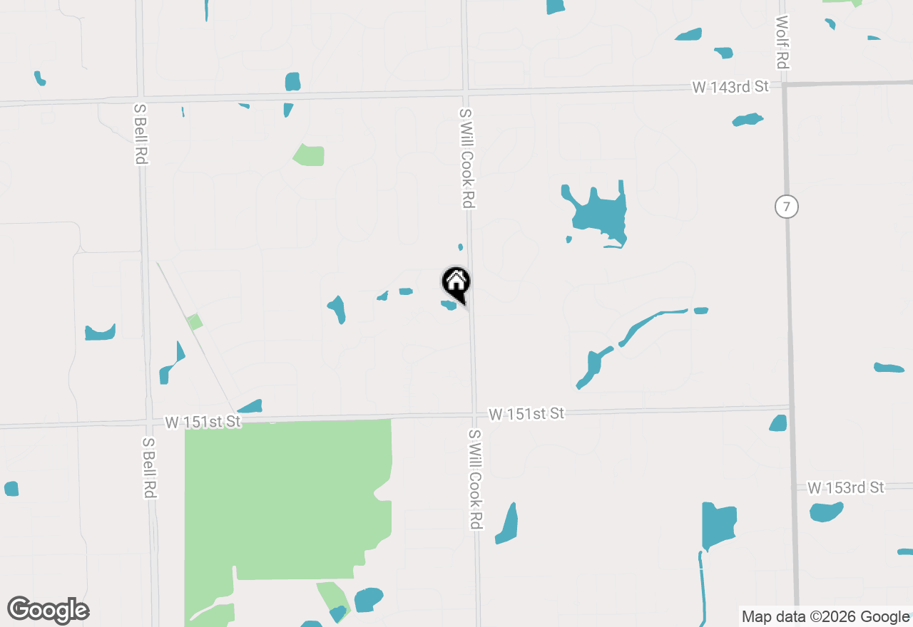 Map of 12024 W Edgewood Drive, Homer Glen, IL 60491