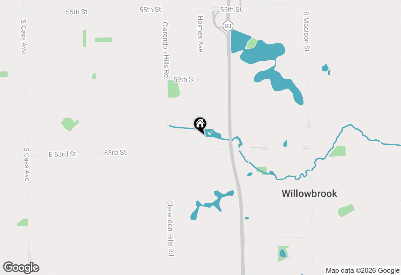 Map of 6223 Lake Park Lane #B, Willowbrook, IL 60527