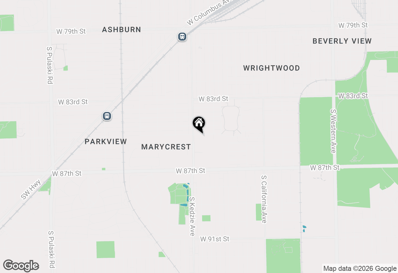 Map of 3153 W 85th Street, Chicago, IL 60652