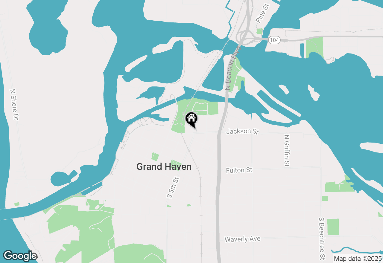 Map of 429 Jackson Street, Grand Haven, MI 49417