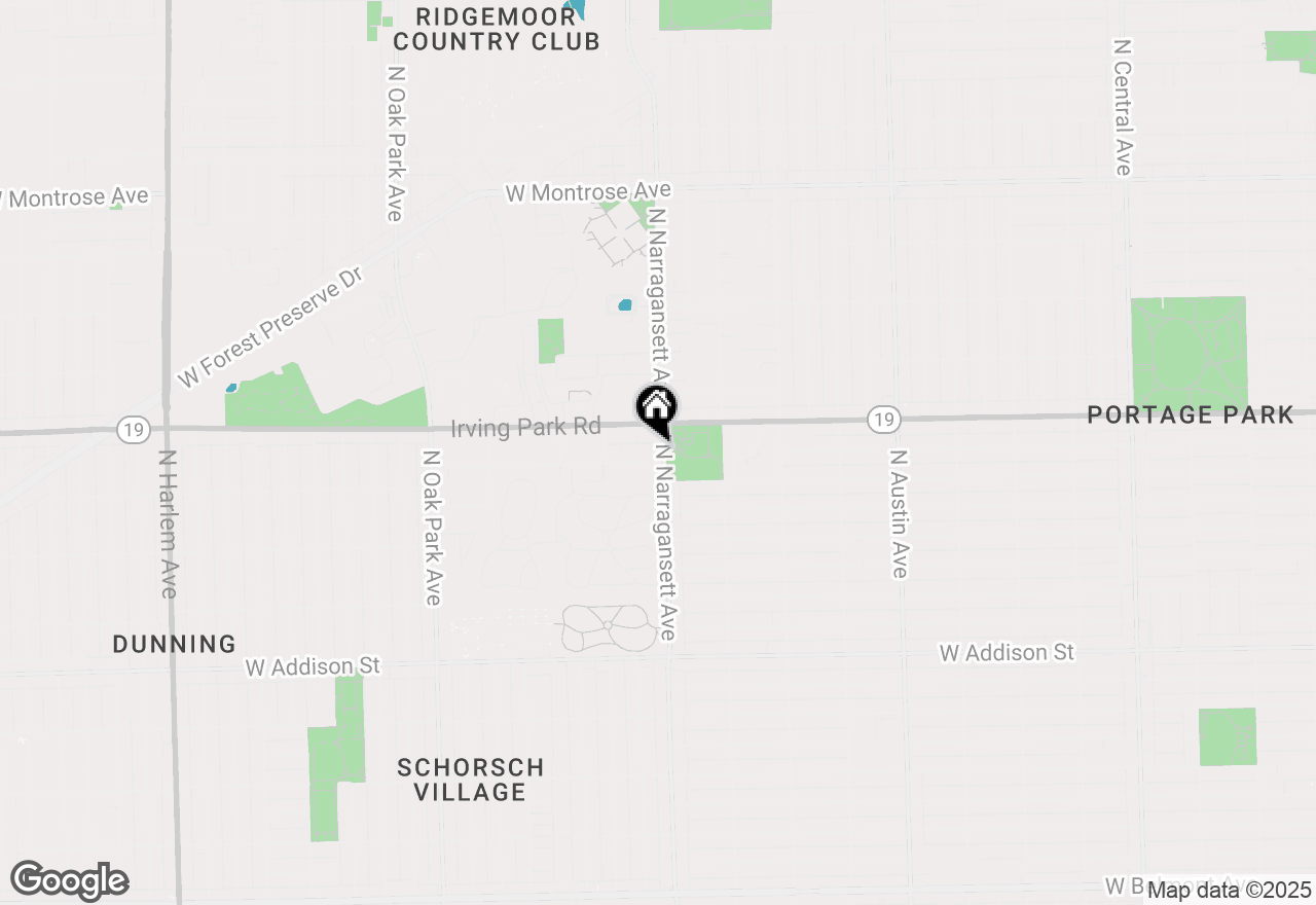 Map of 3932 N Narragansett Avenue #1N, Chicago, IL 60634