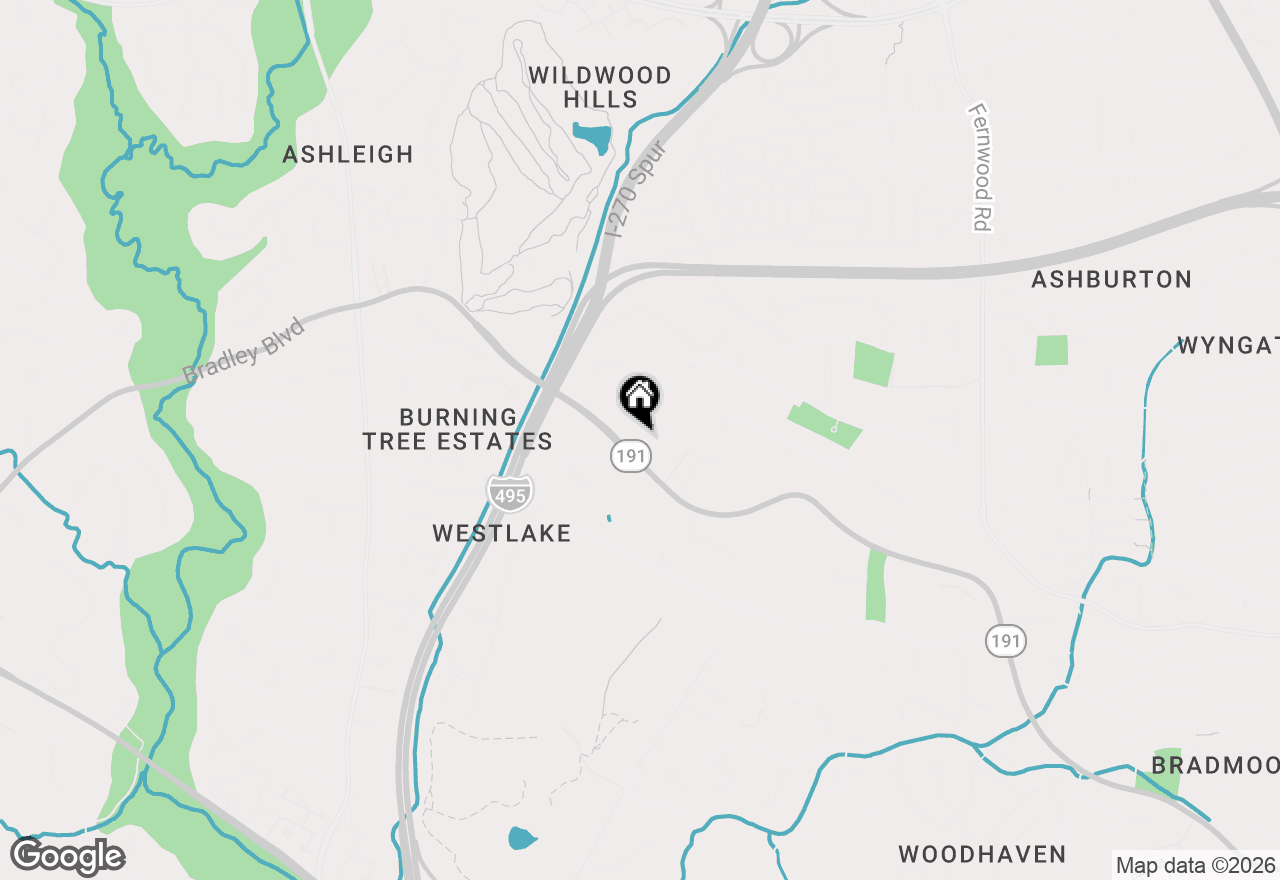 Map of 9200 Redwood Avenue, Bethesda, MD 20817