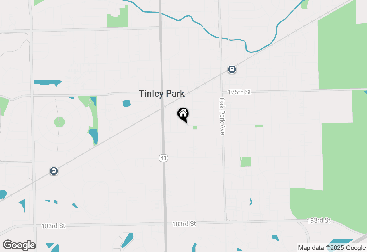 Map of 17700 70th Court, Tinley Park, IL 60477
