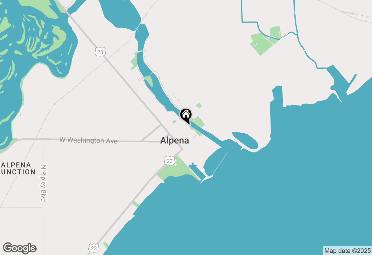 Map of 145 Water Street, Alpena, MI 49707