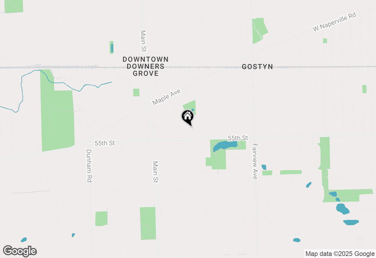 Map of 5413 Lyman Avenue, Downers Grove, IL 60515