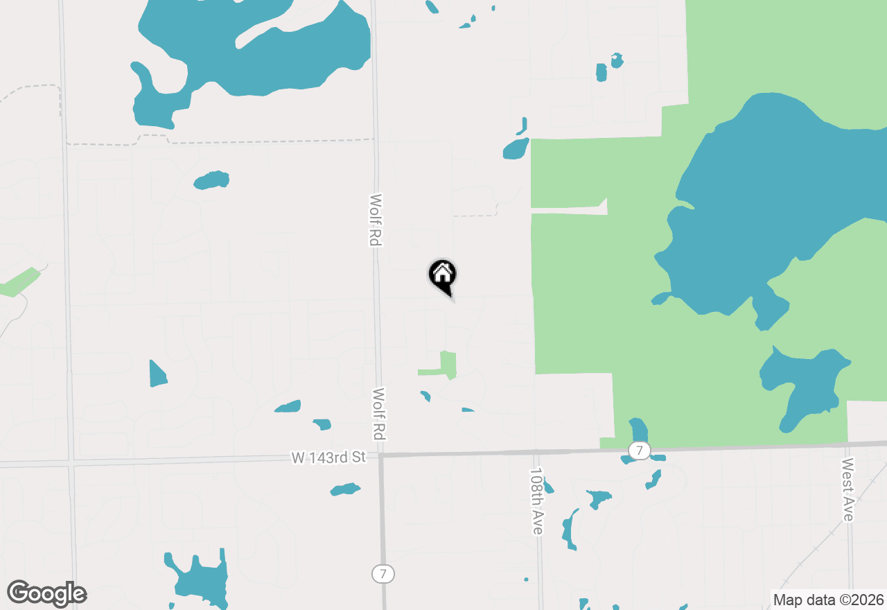 Map of 11024 Marilyn Terrace, Orland Park, IL 60467