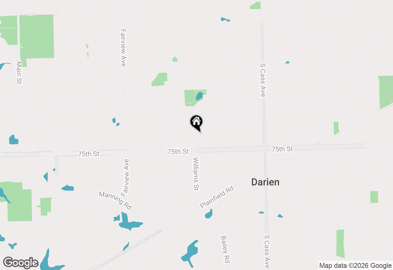 Map of 1526 Carrol Court, Darien, IL 60561