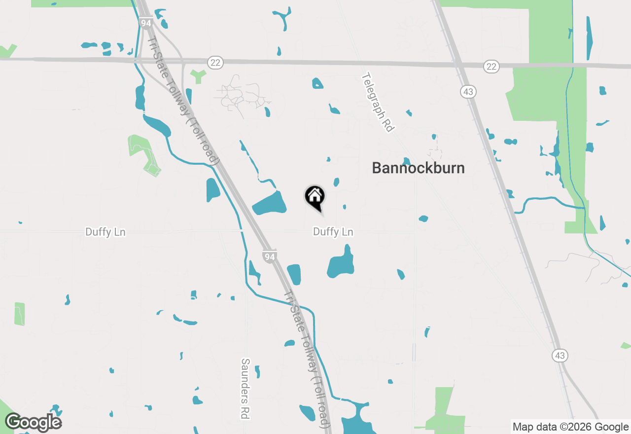 Map of 2020 Duffy Lane, Bannockburn, IL 60015