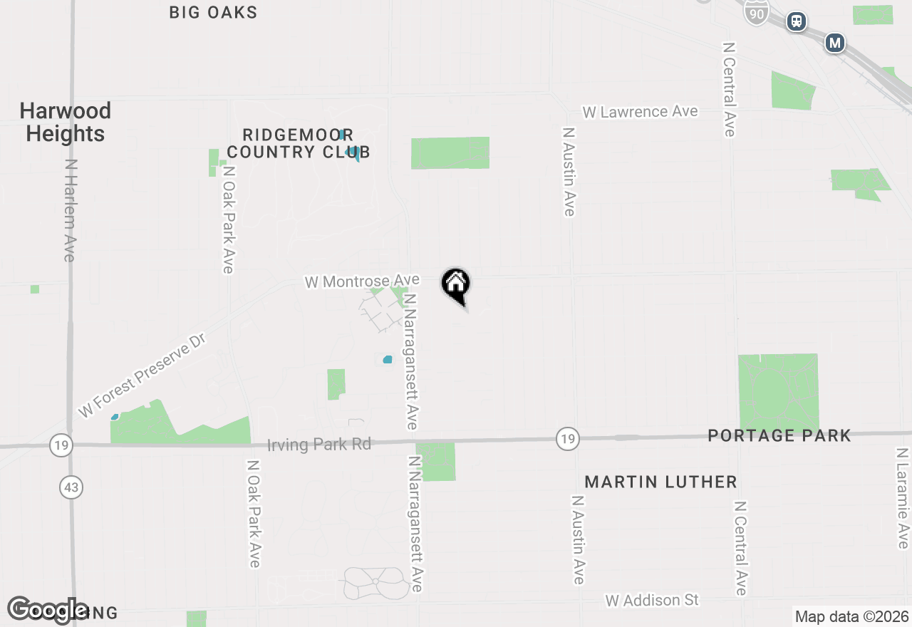 Map of 4305 N Mobile Avenue, Chicago, IL 60634