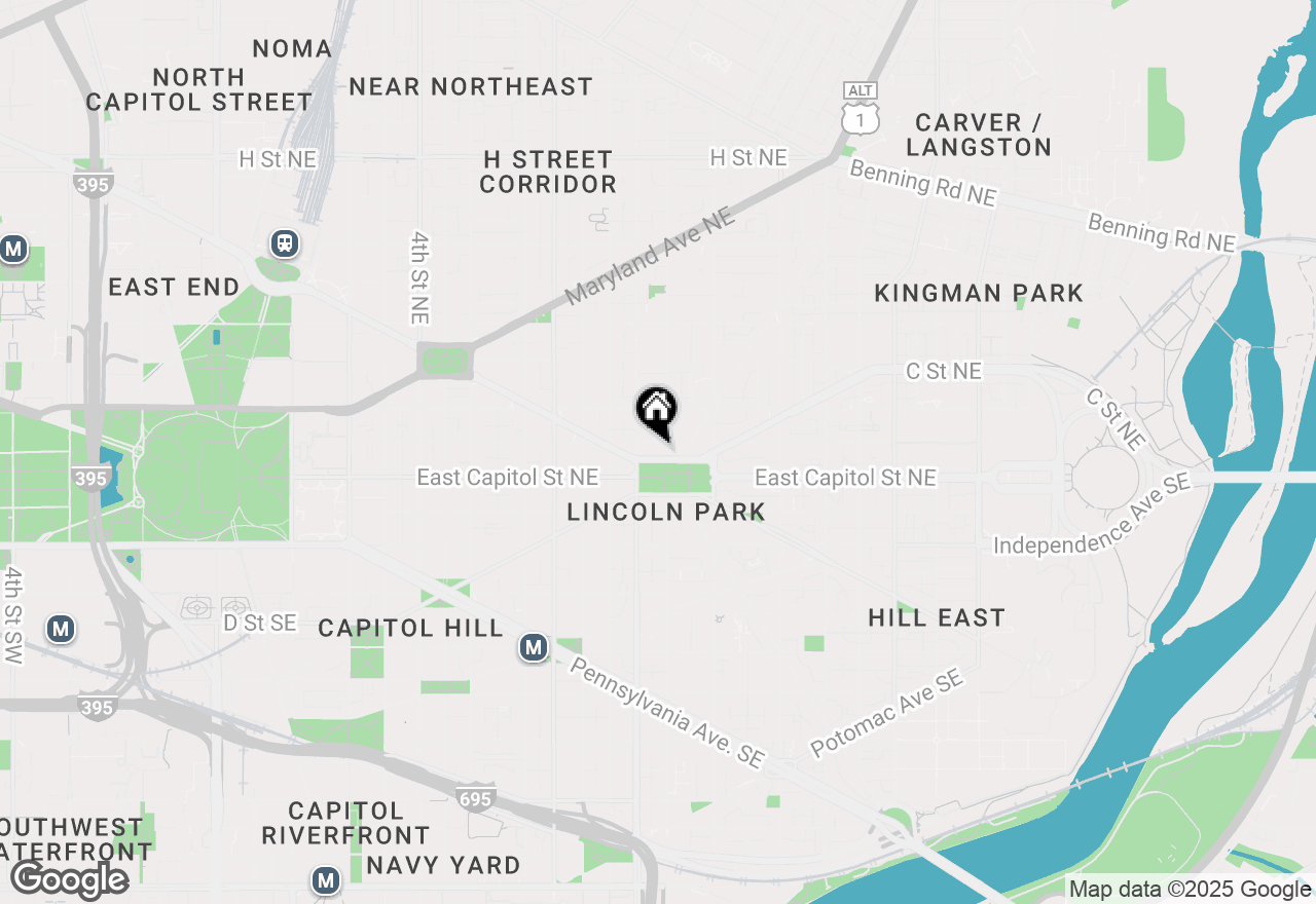Map of 1120 East Capitol Street Ne, Washington, DC 20002