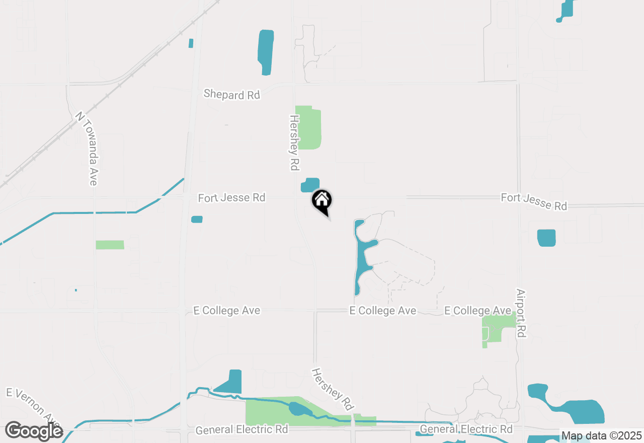 Map of 2509 Kara Crossing, Bloomington, IL 61704