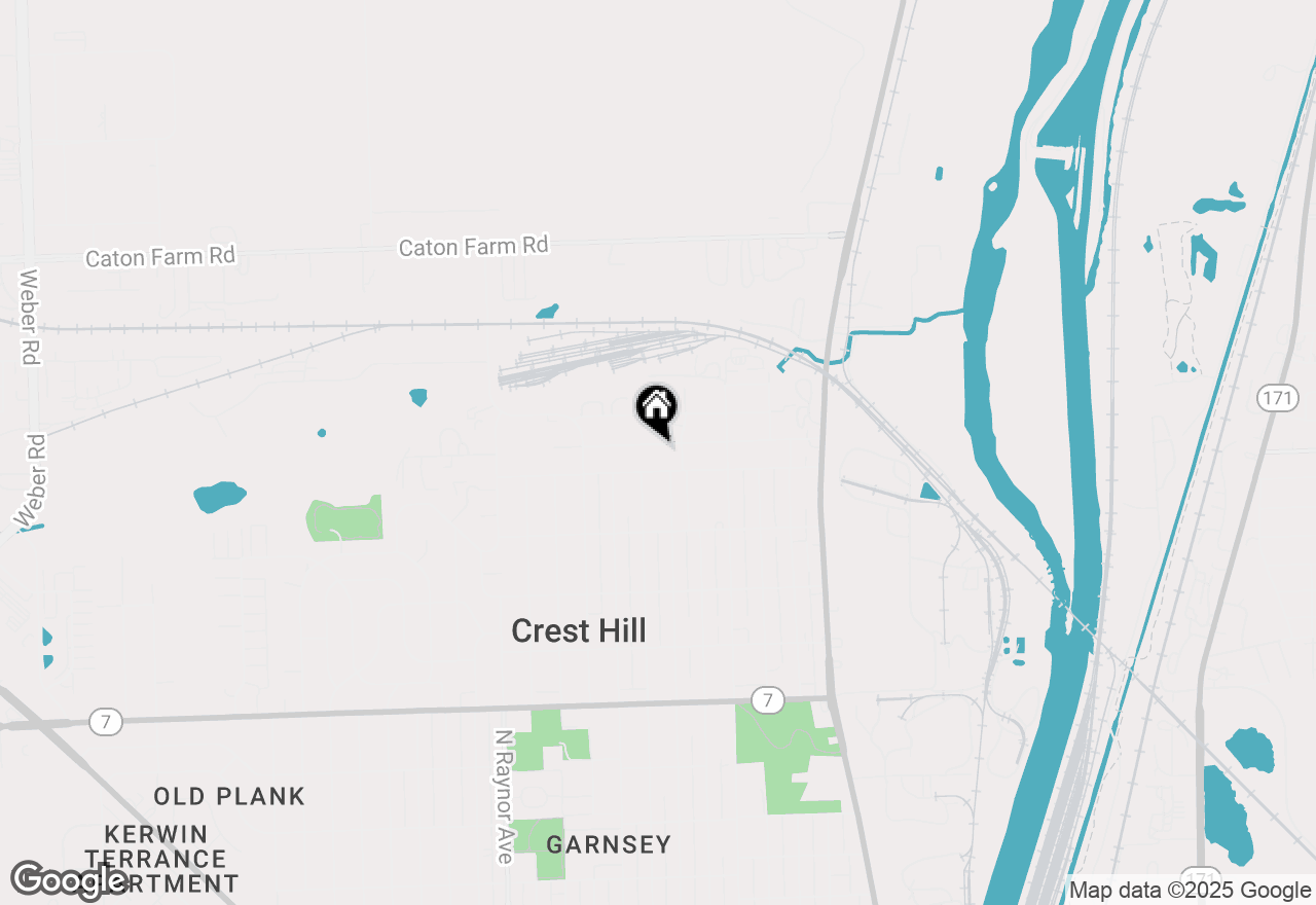 Map of 513 Chaney Avenue, Crest Hill, IL 60403