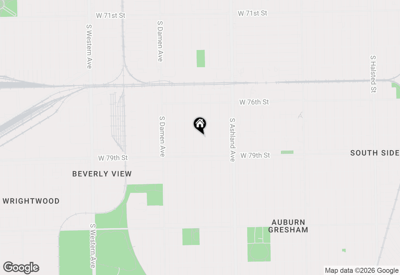 Map of 7759 S Wood Street, Chicago, IL 60620