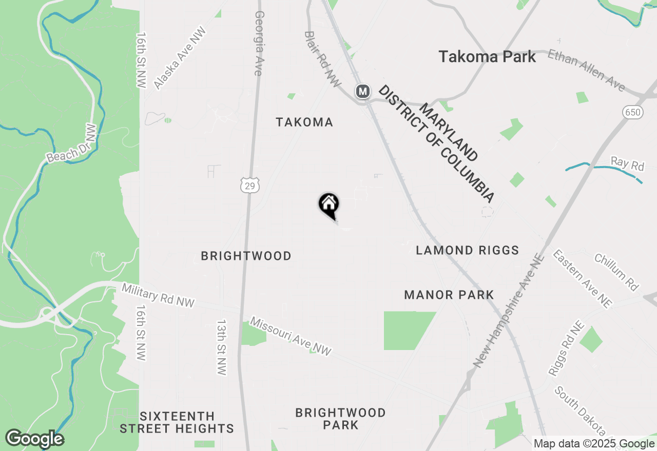 Map of 517 Somerset Place Nw, Washington, DC 20011