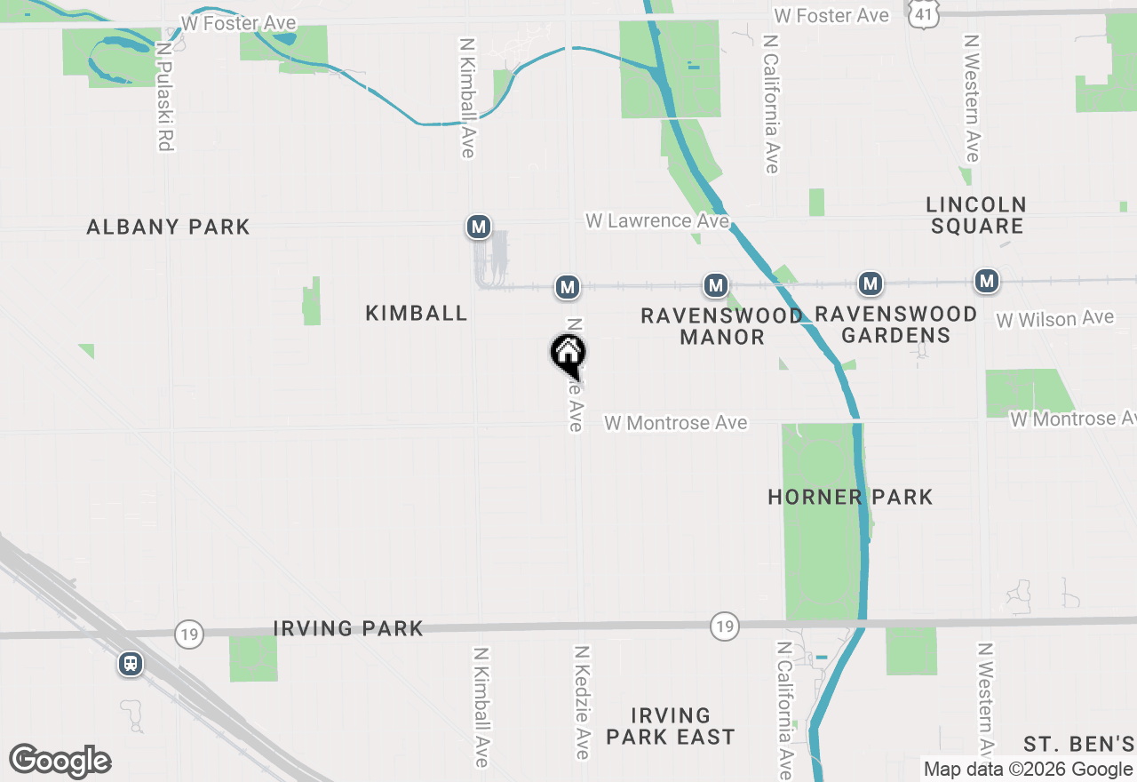 Map of 4440 N Kedzie Avenue #401, Chicago, IL 60625