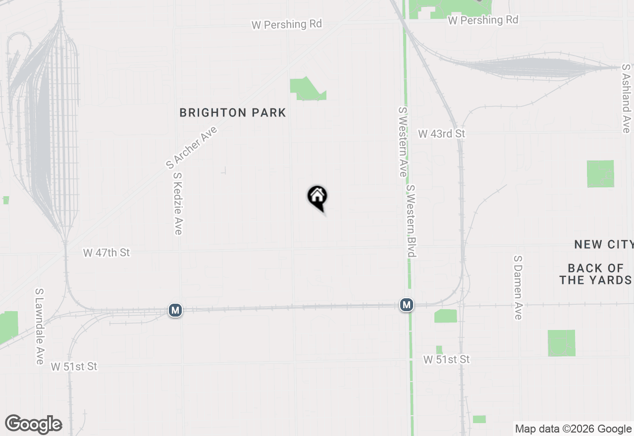 Map of 4554 S Washtenaw Avenue #2, Chicago, IL 60632