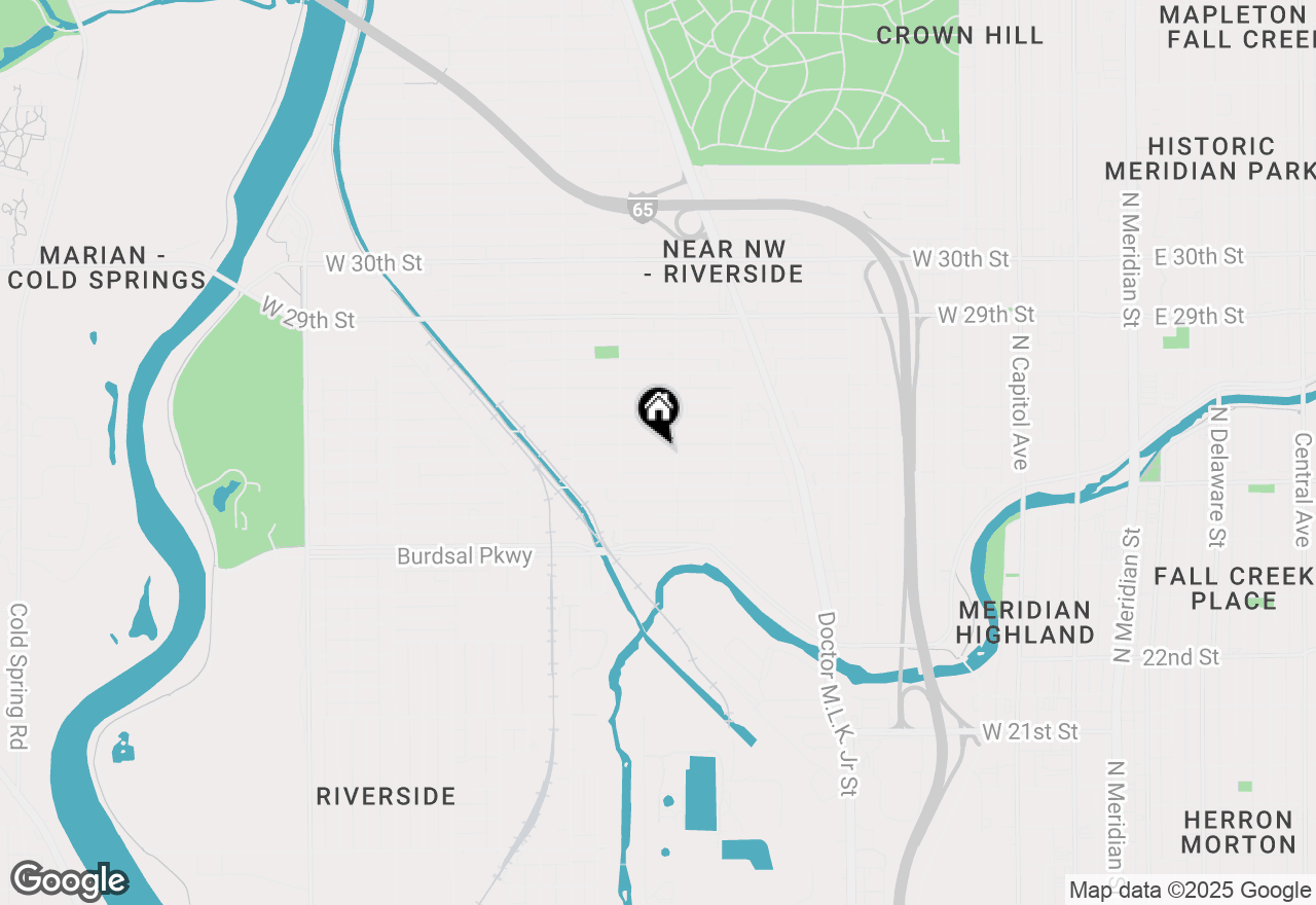 Map of 922 W 26th Street, Indianapolis, IN 46208